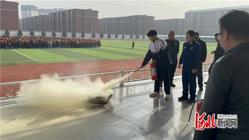 河北阳原：消防宣传进校园 筑牢安全“防火墙”