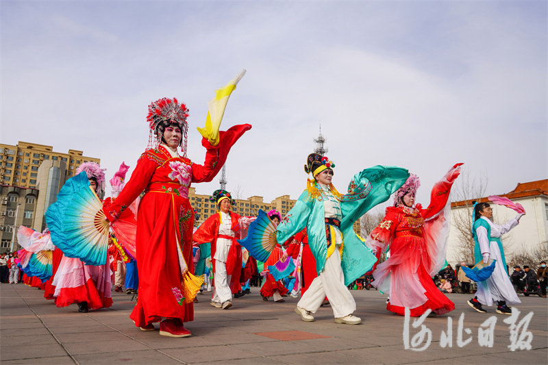 滦南县民俗秧歌扭起来欢天喜地庆新春